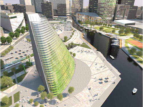 借力LED，瑞典(dian)16層高“植物(wu)大廈”年産量估達55