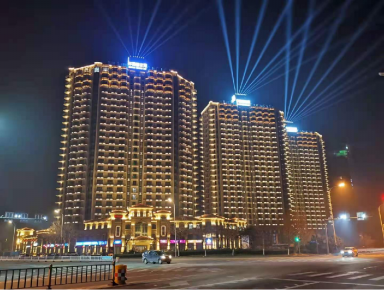 威海市(shi)華瀚大湖公館樓體及週(zhou)邊景觀亮化工程